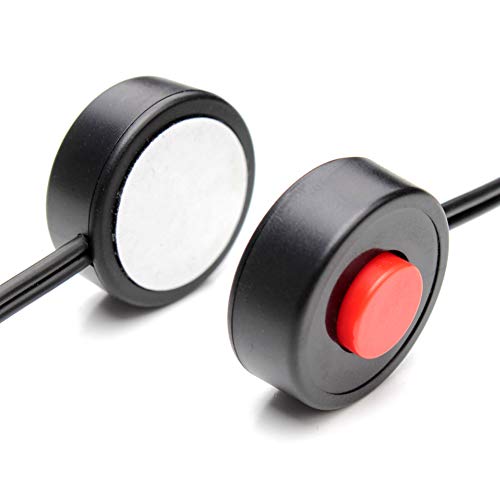 Farbin 12V Car Horn Relay Wiring Harness Kit And Horn Push Button With 3 Meters Wire (Wiring Harness+Red Spot Button, 12V) #TOP6