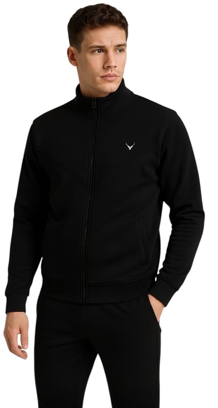 Krystle Men Two Piece Tracksuit Set | Winter Pajama & Jacket Combo | Stylish Sportswear for (Multicolor,Multisize)