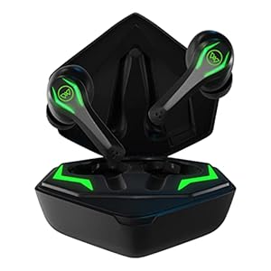 Wings Phantom Pro Earphones Gaming Earbuds with LED Battery Indicator, 50ms Low Latency, Bluetooth 5.3, 40 Hours…