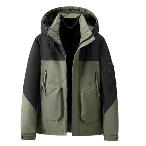 Blouson chaud homme avec doublure polaire thermique hiver
