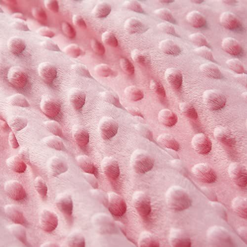 Image of DaysU Baby Sleep Sack with Soothing Dots TOG 2.5, Sleeveless Baby Wearable Blanket 12-18 Months with 2-Way Zipper, Plush Sleeping Bag for Toddler, Pink
