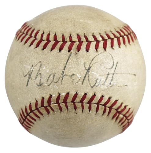 Yankees Babe Ruth Signed Harridge 1940-47 Reach Oal Baseball PSA/DNA #AK09711 - Autographed Baseballs