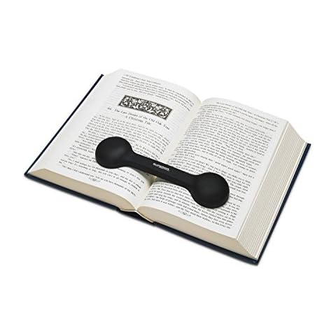 Bookmark/Weight-Page Holder-Holds Books Open and in Place-Black-by Superior Essentials Cover