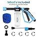 Crywag Car Wash Foam Gun for Garden Hose, Foam Cannon Car Wash Kit with Microfiber Wash Mitt, High Pressure Nozzle & 3 Spray Modes, Hose Foam Blaster for Cars, Trucks, RV, Motorcycle Cleaning - Blue