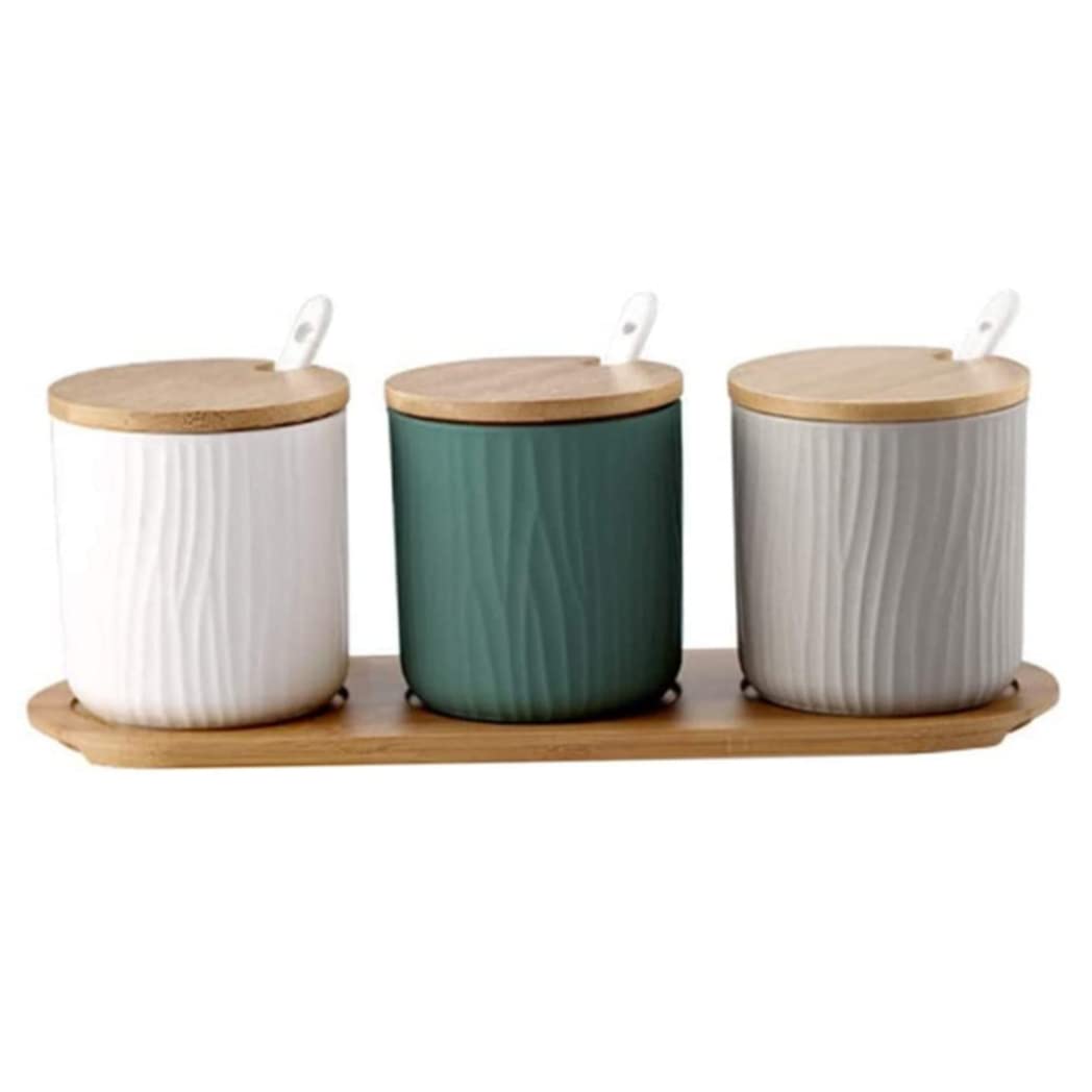 SMASOLO Barattolo In Ceramica Per Condimenti A Forma Di Frutta - Con Cucchiaio, Capacità 150 Ml, Per Sale, Spezie E Olio Piccante, Rosso, Per Cucina E Ristorante