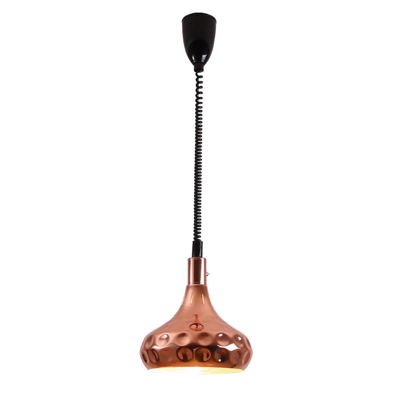 Wisząca lampa do podgrzewania potraw, wysuwana lampa grzewcza z żarówką 250 W, do bufetów, restauracji, kuchni i restauracji, 25 cm