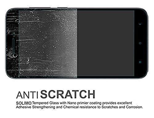 Image of Zitel Tempered Glass Screen Protector for Redmi 5A (Black) Edge to Edge Full Screen Coverage With Installation Kit