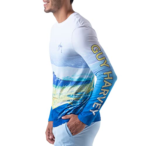 Guy Harvey Men's Long Sleeve Performance T-Shirt with UPF 30+ Sun Protection3
