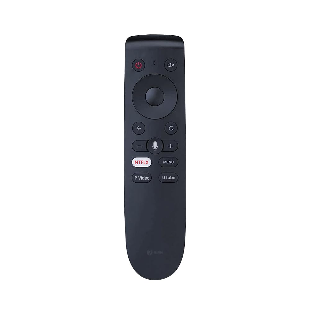 7SEVEN® Bluetooth Voice Command Remote Compatible with oneplus Remote | 1+ Android TV Remote | replacment with one Plus tv Remote with Netflix YouTube P Video and Voice Assistant Hot Keys (B09B3F46P2) Amazon Price History, Amazon Price Tracker