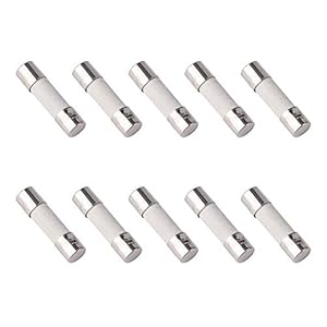Pack of 10 pcs T5a 5A 250V Ceramic Fuses 5 x 20 mm (5amp)