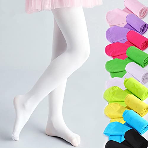 Kids Girls Fashion Tights 4-11T Toddler Girls Ultra-Soft Ballet Tights, Girls Dance Tights Colorful Tights Pants3
