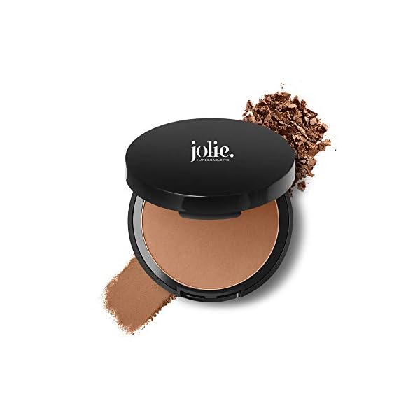 Jolie-Cosmetics-Natural-Sheer-Matte-Bronzing-Powder-Hypoallergenic-Medium Jolie Bronzing Powder - Natural Sheer Matte All Day Sun-Kissed Pressed Bronzer - Medium