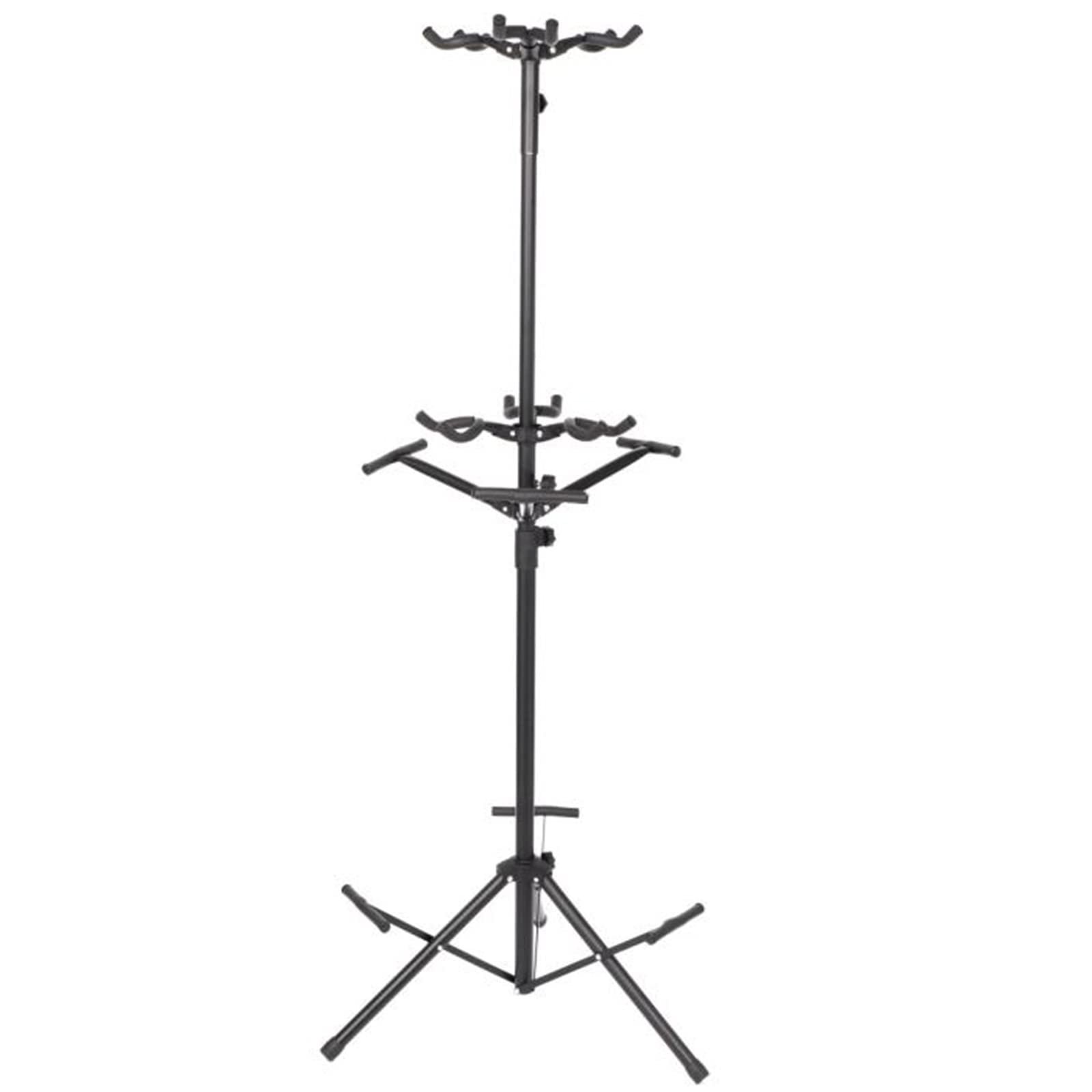 Certificazione di Sicurezza Supporto for Chitarra Multiplo for Chitarra Acustica elettrica for Basso Ukulele, Supporto for Display autoportante Nero, Soggiorno con Piccolo Spazio
