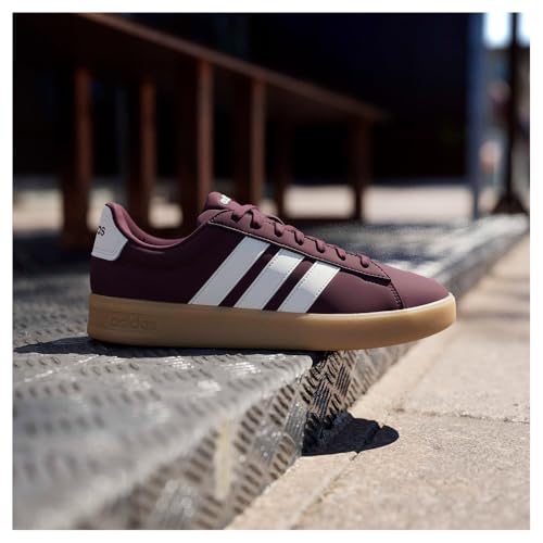 Image of adidas Men Grand Court 3.0 Casual Sneaker Shoes Burgundy 10