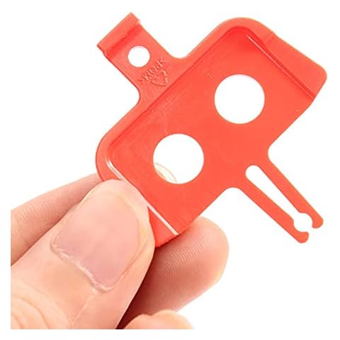 luukiy 5pcs Bremsbeläge Für Fahrrad Abstandhalter Fahrrad, Fahrrad Bremsscheiben Abstandshalter Mountainbike Kunststoff Hydraulische Öldruckscheibe Schutz MTB Bremsbeläge Cover