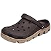 Lvguang Unisex Zoccoli Sabot da Spiaggia Pantofole Sandali Traspirante Antiscivolo Scarpe da Doccia Ciabatte Infradito Donna Uomo Khaki,Asia 43(26.5cm)