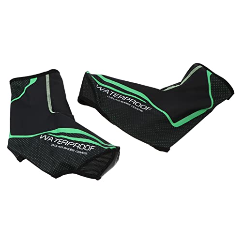 Funda para zapatos de ciclismo de invierno, impermeable y térmica, con tiras reflectantes, unisex