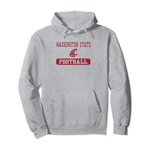Washington State Cougars Football Logo Officially Licensed Pullover Hoodie
