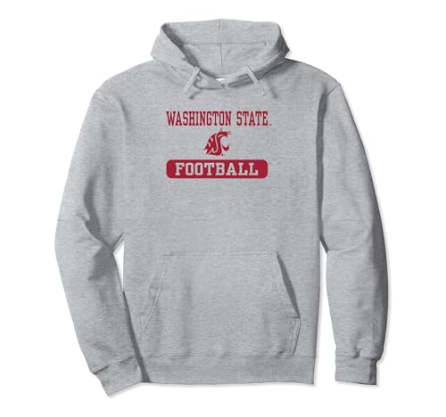 Washington State Cougars Football Logo Officially Licensed Pullover Hoodie