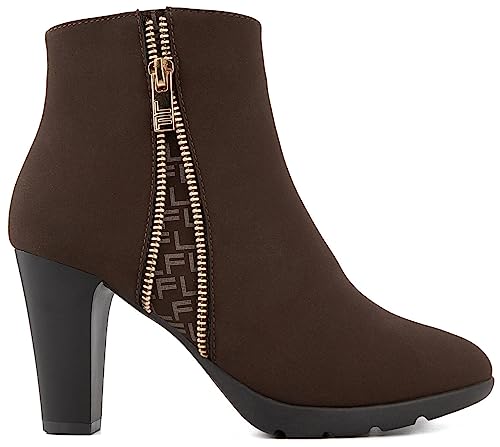 LONDON FOG Womens Beelize Ankle Bootie Heeled Ankle Boot2