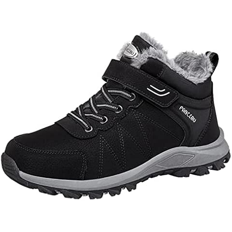 MAIZUN Snow Boots for Women Warm Fur lined Winter Boots Anti-Slip Comfortable Ankle Boots Cold Weather Boot Cover