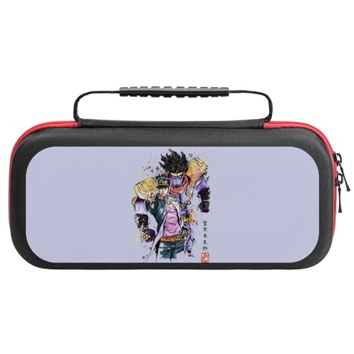 ジョジョの奇妙な冒険 switchケース スイッチケース スイッチ保護カバー 収納バッグ Switch対応ハードケーススイッチ 防塵 防汚 防水 耐衝撃 20枚収納ジョイコン全面保護 着脱簡単