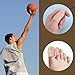 20pcs Gel Finger Cot Caps, Stretchable Silicone Finger Support Protectors, Gel Thumb Cover Gloves for Hands Cracking Trigger Finger Arthritis- Nude