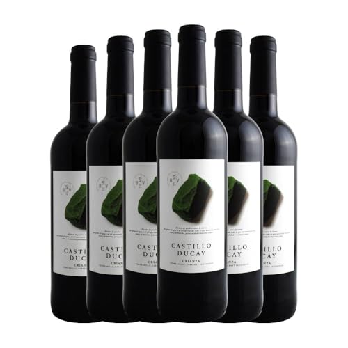 Vino tinto crianza Castillo Ducay 75 cl caja de 6 botellas