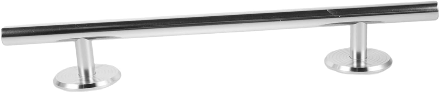 LIFKOME Finger Skate Round Grind Rail, Stainless Steel Desk Obstacle