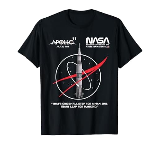 NASA Apollo 11 Misión Saturn V Cohete Worm Logo Camiseta | Ya disponible en tu tienda friki favorita! En mundofriki.es!