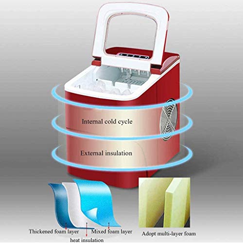 Máquina de hielo portátil acero inoxidable 15Kg 24h miniatura 2