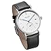 Produktbild FEICE Unisex Uhr Mechanische Automatikwerk mit Saphirglas Lederarmband Ø38mm - FM201 (Black)