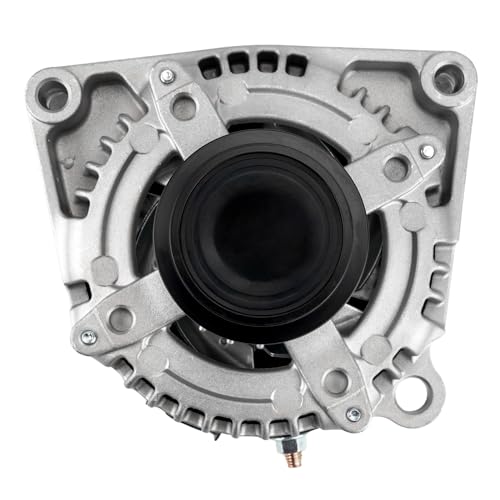 Image of KAX 150AMP Alternator 14007N Compatible With 2014-2022 Chevy Silverado 1500 /2500 /3500 /4500 /5500 /6500 HD, GMC Sierra 1500 /2500 /3500 HD, Cadillac Escalade Replace 14007N 12V 150Amp CW 6-Groove Pulley