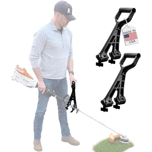Reach Right Universal Handle Attachment for Weedeater String Trimmer Shovel Rake & More | Versatile Ergonomic Back Saving Attachment for All Gardening Tools | Made in the USA | 2 Pack
