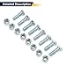 REPAIROCK Driveshaft Nut Bolts Set for Land Rover Discovery 1 2 TD5 V8 No.509045P Silver Tone Metal 1 Set