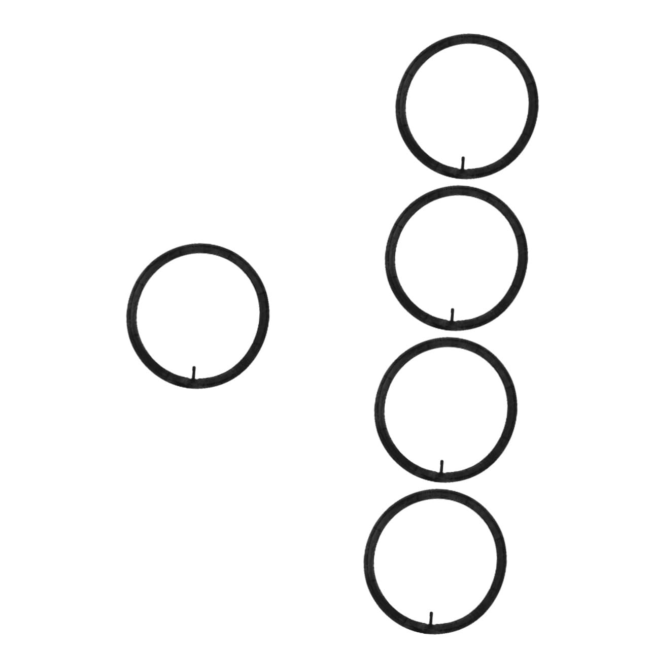 BESPORTBLE 5pcs Bike Tire Repair Kit Easy to Use Replacement Inner Tube for Road Mountain Bikes