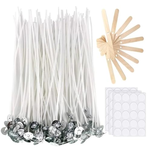 Mechas de algodón para velas 300 piezas 15 cm