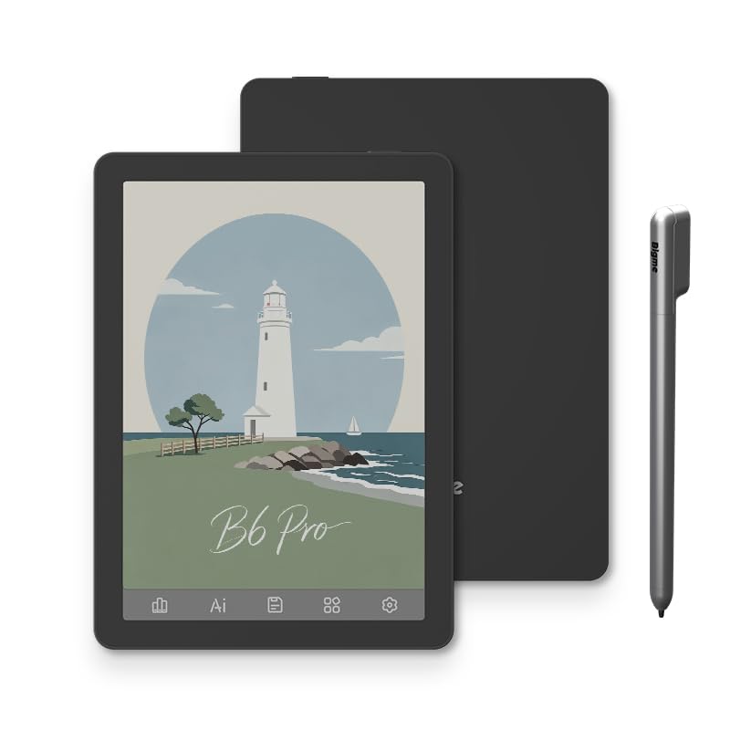 Bigme B6 Pro 15,2 cm Eink E-Reader, 8 + 256 GB, czarny
