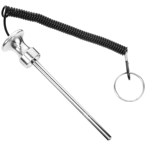 VILLCASE Pasador de Pila de Pesas de Aluminio Banda de Tracción para Gimnasio, Accesorio para Máquina de Cable de Polea, Herramienta de Fitness Manual