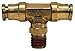 Dixon 72S8X4 Brass Push-in Male Swiv Branch Tee 1/4" Tube x 1/8" M-NPTF (No Gskt)