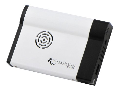 Power Bright CW150 150 Watt Ultra-Slim 12 Volt DC To 110 Volt AC Power Inverter With USB