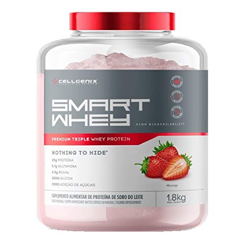 Whey Protein Smart Triple 1,81kg - Morango - Cellgenix