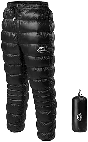 （10:30時点） [Naturehike] ダウンパンツ 防寒 暖パンツ メンズ レディス 超軽量 冬用 750FP あったか 冬服 丸洗い ボトムス アウトドア用 登山 コンパクト ロング スキー 撥水 防風 保温 5℃～-15℃ 肌触り良い 男性 女性 収納袋付き