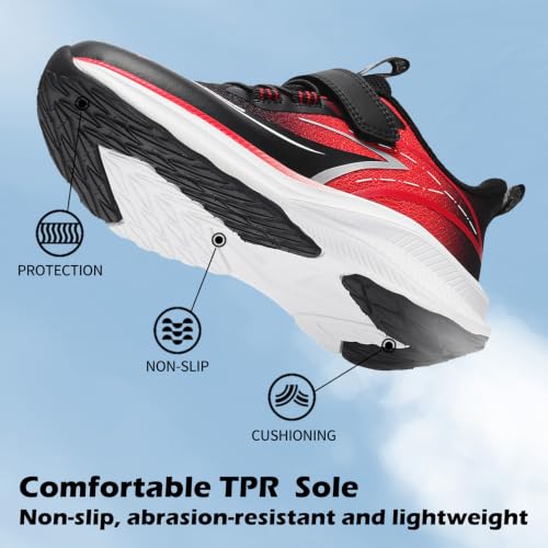 Image of VITUOFLY Boys Girls Sneakers Kids Mesh Lightweight Running Tennis Shoes