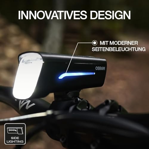 OSRAM LEDsBIKE Race 80 Set, wiederaufladbares Fahrradlichtset, StVZO-zugelassenes Front- und Rück-LED-Lichtset, Mehrere Beleuchtungsmodi… – Ansicht 6
