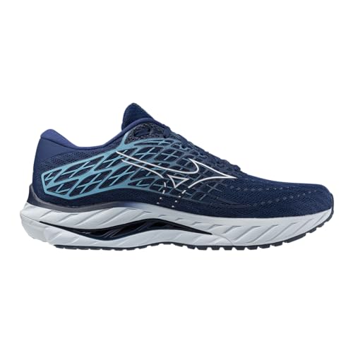 Mizuno Men's Wave Inspire 20 Running Shoe, Estate Blue-White, 11.5