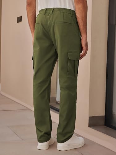 Image of Cargo Elastic Waist Band Cargo Pants for Men 5895