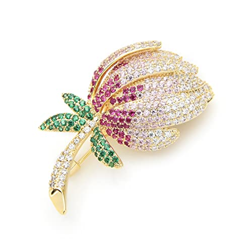 Broche en forme de fleur strass le cadeau de mariage idéal