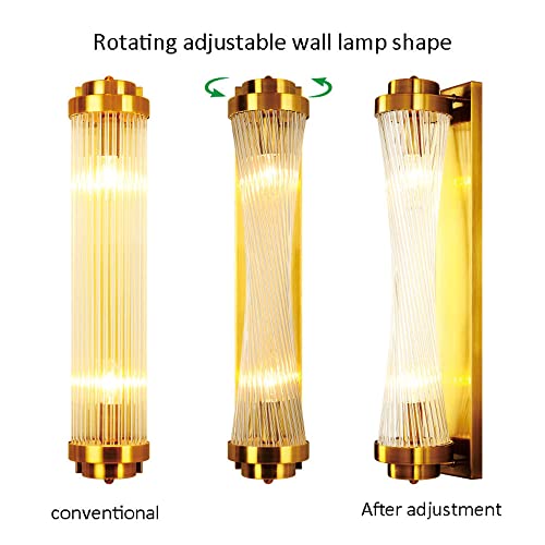 Luces de montaje en pared con pantalla de cristal traslúcido y soporte metálico pulido 4