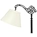 Upgradelights Eggshell Shantung Silk 10 Inch Uno Lamp Shade Replacement 6x10x7.5